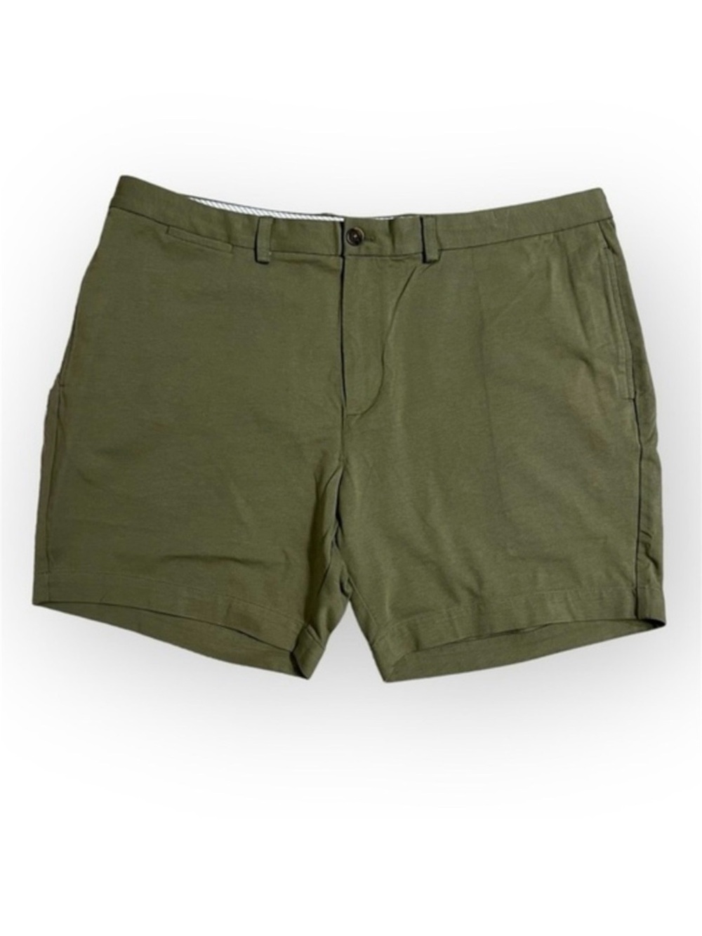 Brooks Brothers Chino Shorts Green Casual Golf Cotton 6.5" Inseam 41" Waist / 2X
